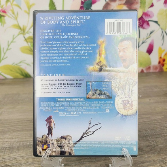 Cast Away (DVD, 2002, Full Frame Edition Single Disc) - Picture 2 of 3